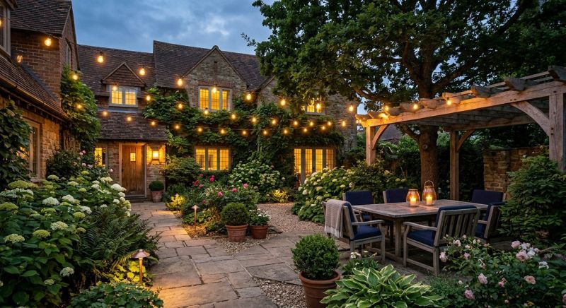 Garden Lighting Installation in Overland Park, KS