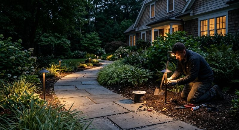 Landscape Lighting Repair in Heber City, UT