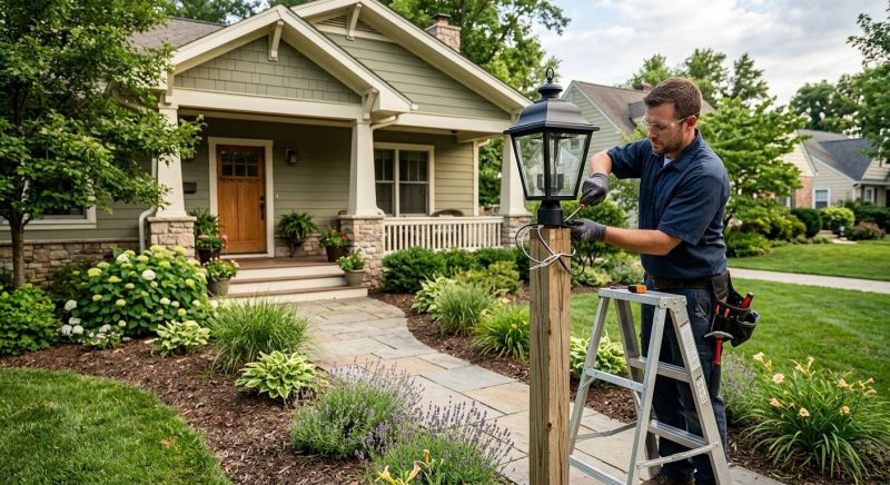Patio Lights Installation in Kansas City, MO